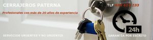 Cerrajeros Paterna con más de 20 años de experiencia